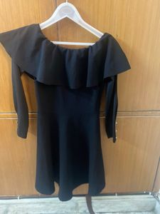 Black Off Shoulder Dress