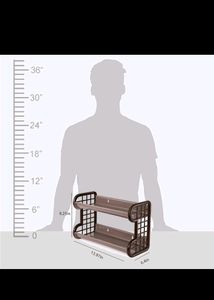 Cello Hong Kong Plastic Storage Shelf Double Stand
