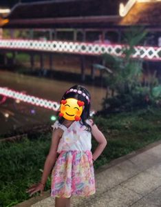 Cute Floral Girls Dress