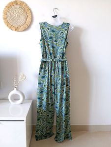 NY Collection Elegant Printed Jumpsuit