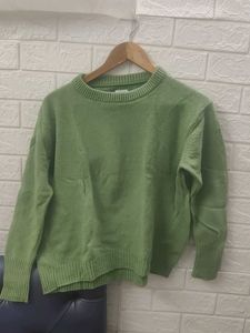 Green Knit Sweater