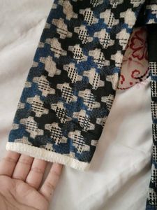 Patterned Midi Dress