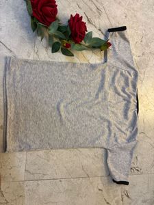 Grey &#39;Diva&#39; Top