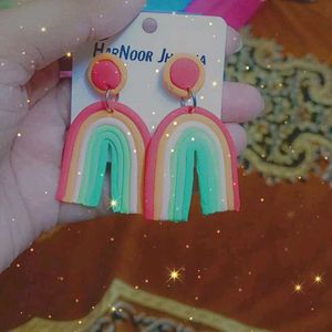 Light Weight Rainbow Earrings