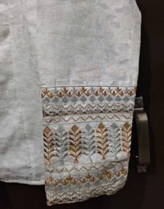 Embroidered Beige Kurti