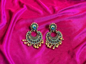 Beautiful Peacock Design Earrings