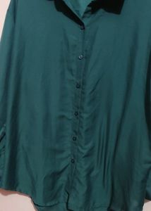 Dark Green Color Shirt For Girl Or Women