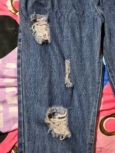 Distressed Denim Pants