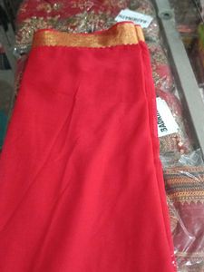 Elegant Red Saree