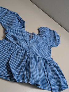 Blue Gingham Dress