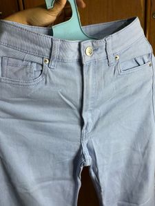 Light Blue Wide Leg Jeans
