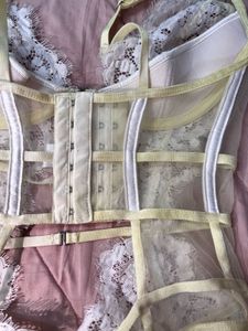 Embroidered Underwired Lace Bodysuit (Rare find 🌙