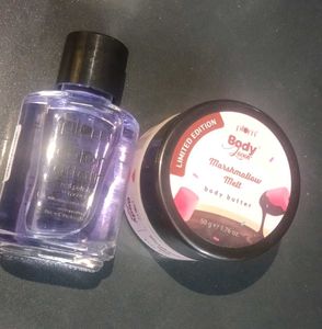 Plum Marshmallow Body Lotion & Nail Remover Combo