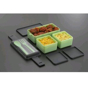 3 Container Lunch Box For Office School