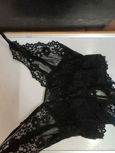 Black Lace Slip