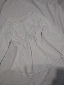 White Peter Pan Collar Blouse