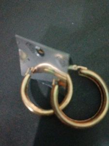 Aesthetic Golden Hoops