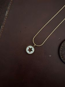 Anti Tarnished Gold Star Pendant Necklace