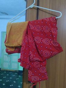 Yellow Embroidered Kurta