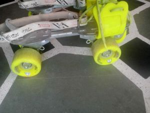 Roller Skates with Protective Gear