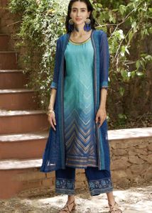 🔥 Flash Sale 🔥 Rangriti Party Wear Kurta With Shrug