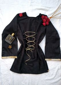 Corset black elegant kurti🖤