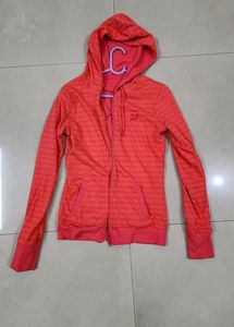 Puma Coral Pink Reversible Sweatshirt