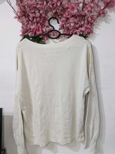 Off White Color Sweater
