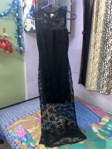 Elegant Black Lace Dress