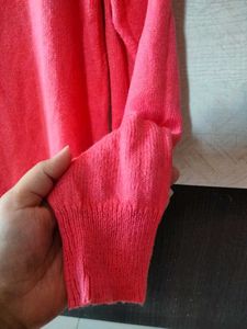 Pink Long Tshirt For Women