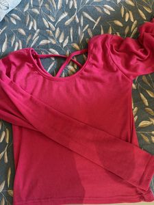 Pink Crop Top