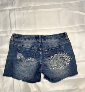 Ecko Red Denim Shorts