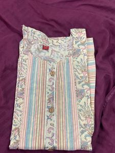XXL Floral & Striped Kurti