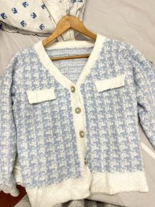 Embellished Button Cardigan
