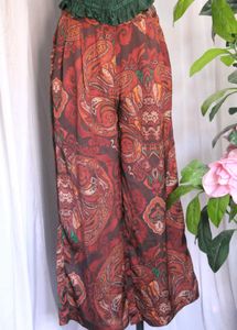 Paisley Wide Leg Pant
