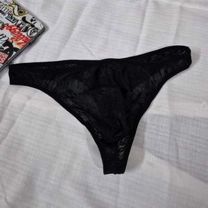 Mens Lace Thong
