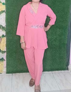 Peach Colour Cordset