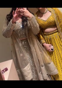 bridal Gold Lehenga Choli Set