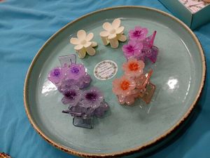Flower Hair Clips