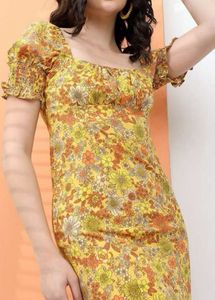 Floral Print Short Dress