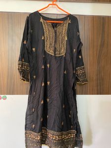 Black Printed Kurti