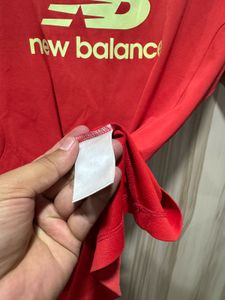 New Balance Essential Red DryFit TShirt