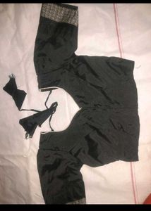 Banarasi Patta Blue Saree