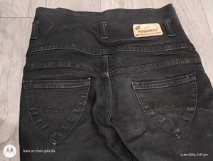 High Waist Black Jeans