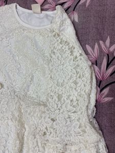 White A Line Dress