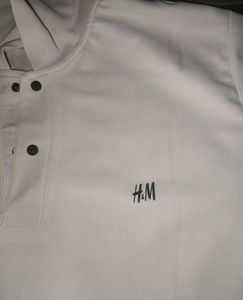 H&amp;M White Polo Shirt