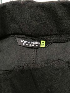 Black Wide Leg Trousers