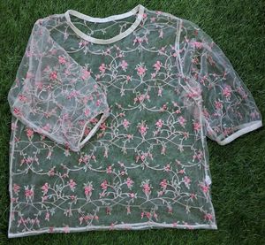 Floral Embroidered Top