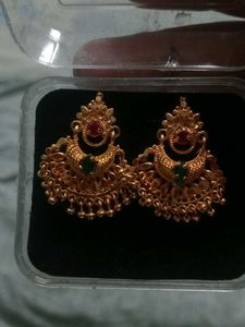 One Gram Gold Earrings
