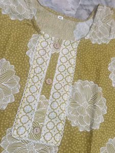 Floral Print Kurti Set